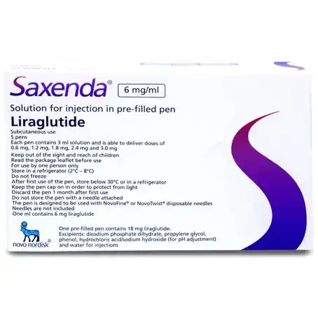 ساكسندا 6 مجم / مل 5 قلم (ثلاجة) - الصورة 2