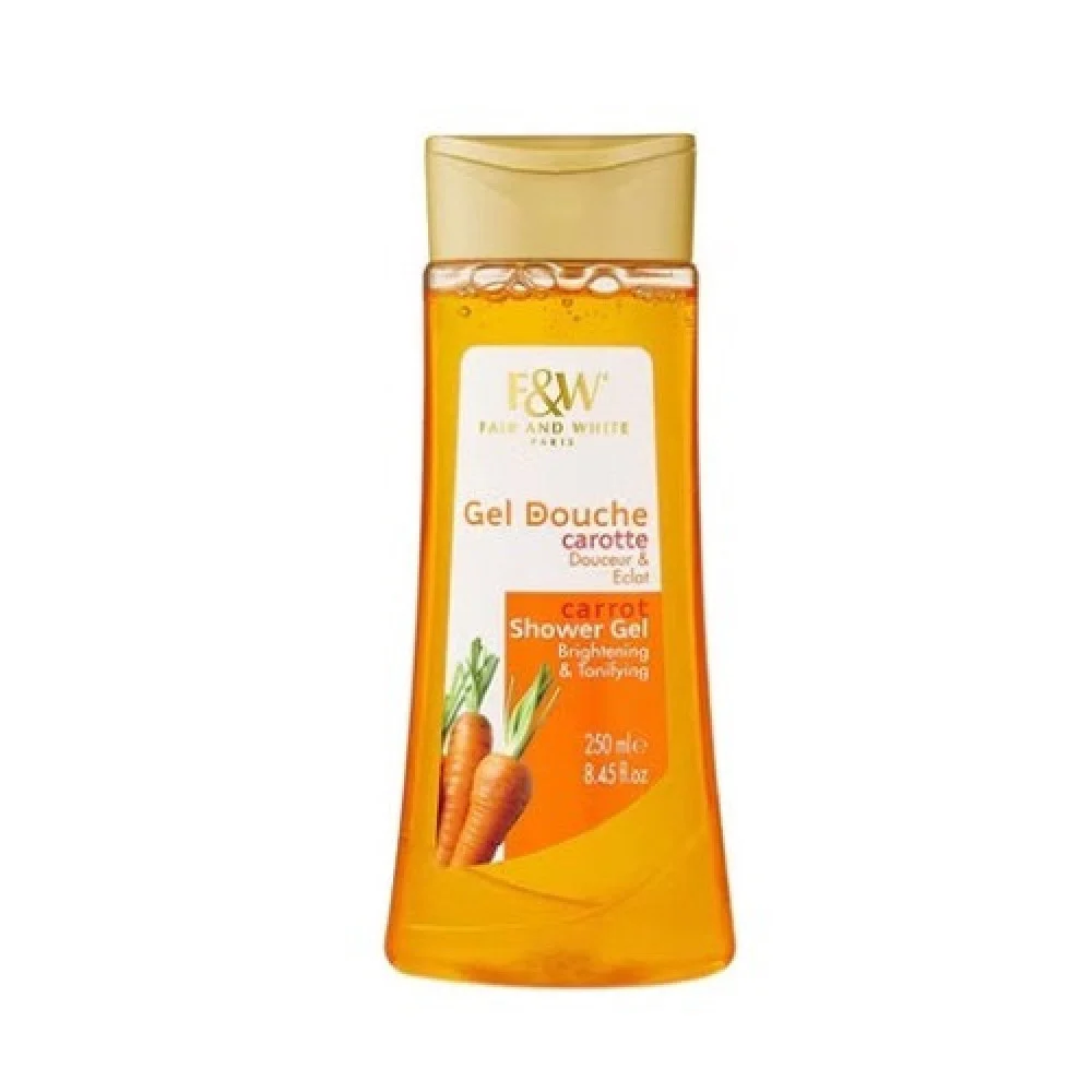 فير آند وايت جل الاستحمام بخلاصة الجزر برتقالي 250مل