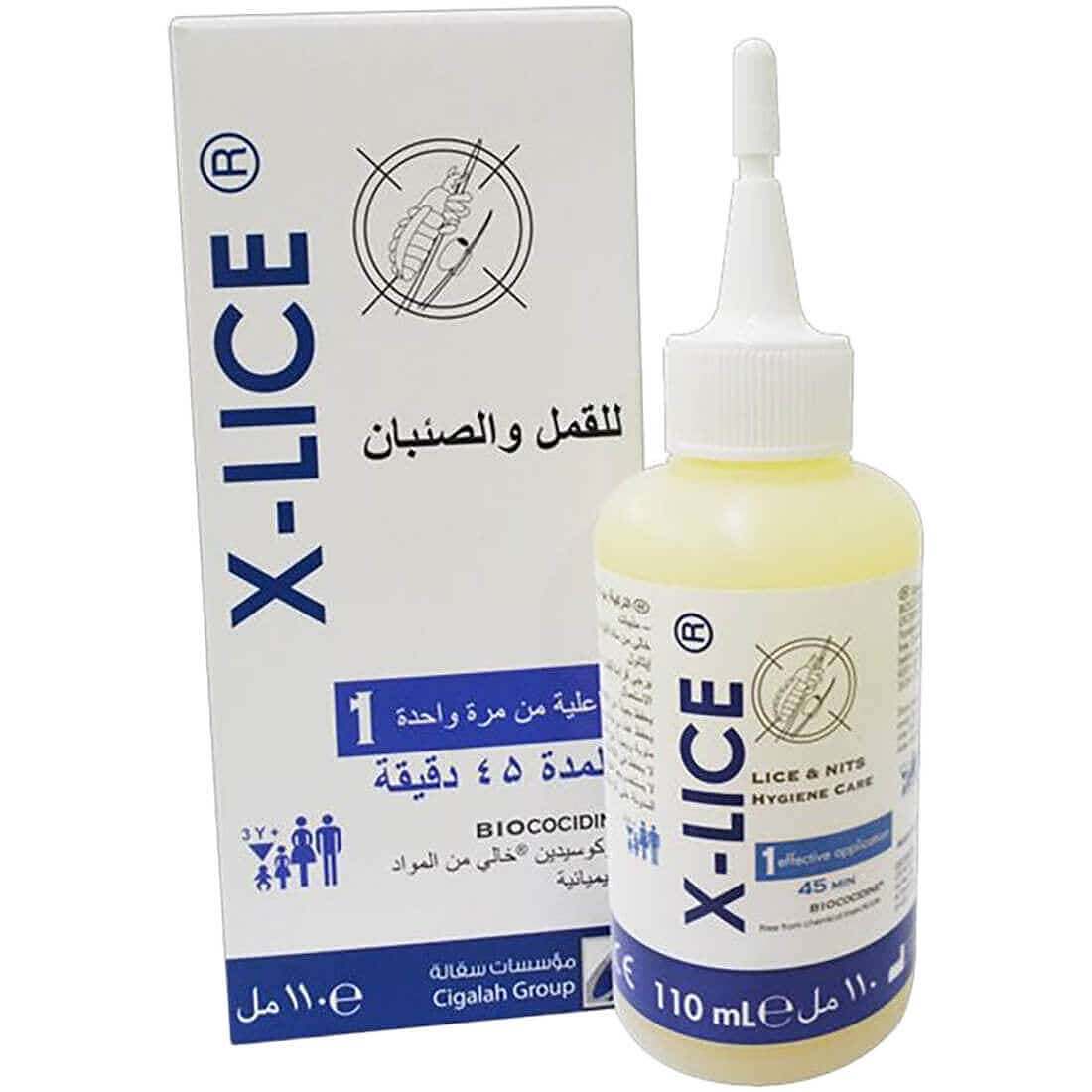 اكس لايس لوشن للقضاء على القمل والصئبان 110 مل