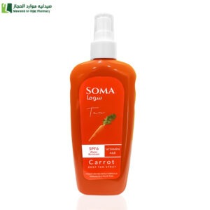 سوما بخاخ التسمير بزيت الجزر الطبيعي 250مل