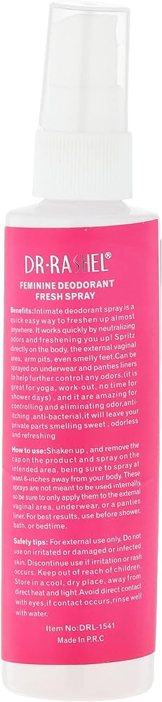 دكتور راشيل بخاخ المناطق الحساسة مزيل لرائحة العرق 100 مل - الصورة 5