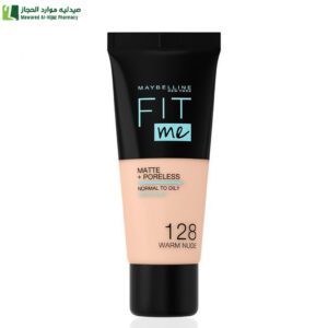 ميبيلين نيويورك كريم اساس فيت مي 12 ساعة مات اند بورلس 128 وورم