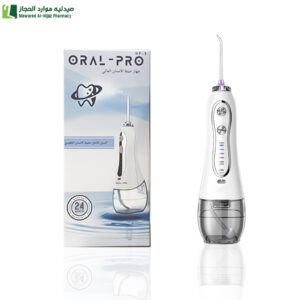 اورال برو HF-5 ماكينة تنظيف الأسنان الاسلكى بالخيط  باللون الأبيض