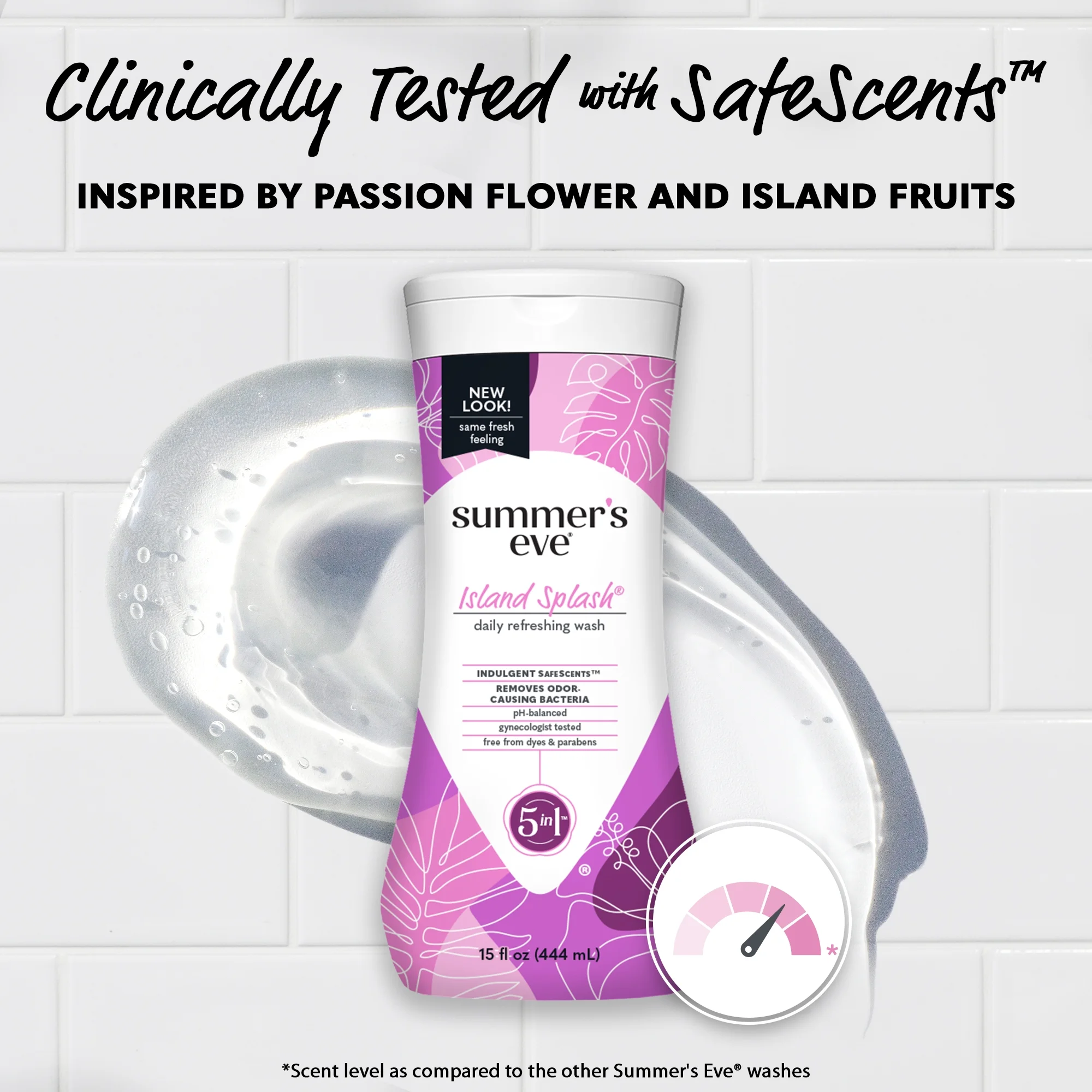 سمرز ايف غسول مهبلي للبشرة الحساسة ايسلاند سبلاش 444مل - الصورة 3