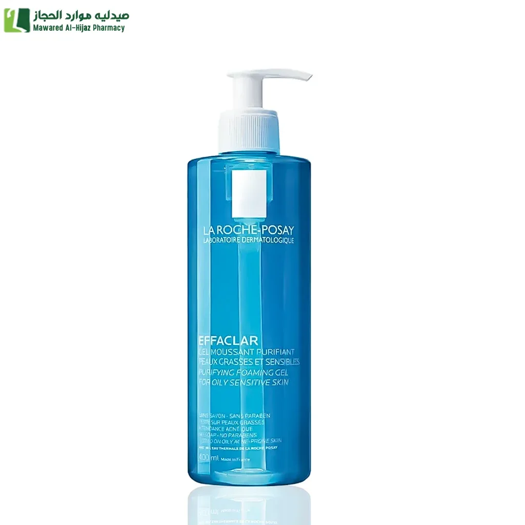 لاروش بوزيه ايفيكلار جل غسول رغوي منظف للبشرة الدهنية 400مل