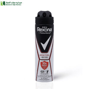 ريكسونا مزيل عرق بخاخ مضاد للبكتيريا بدون رائحة انفيزبل للرجال 150 مل