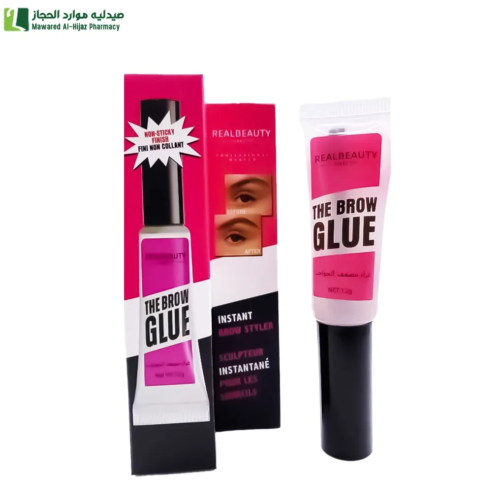 ريل بيوتي غراء مصفف للحواجب 24 ساعة 7مل