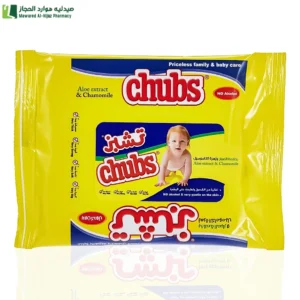 تشبز مناديل مبللة بخلاصة الصبار والبابونج 20 منديل