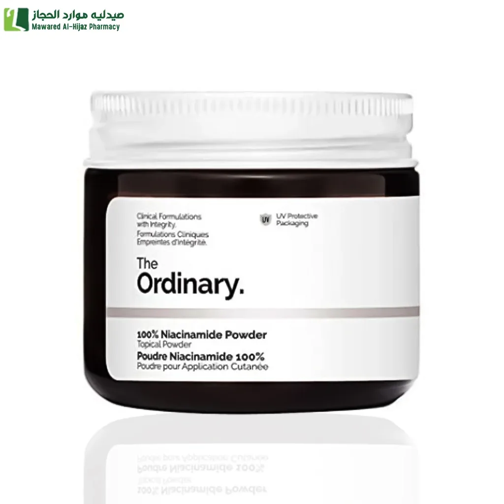 ذا اورديناري بودرة نياسيناميد 100% لعلاج عيوب البشرة 20 جم