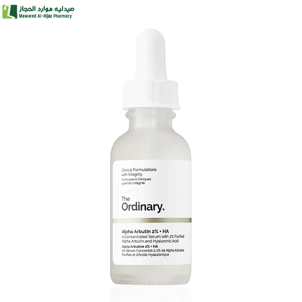ذا اورديناري ألفا أربوتين 2% + مصل اتش اى المركز 30 مل