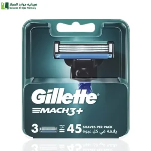 جيليت ماك 3 بلس 3 شفرات حلاقة