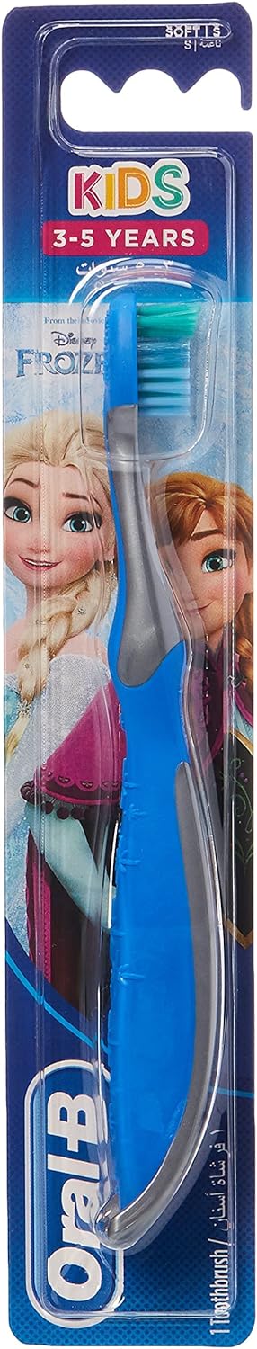 اورال بي فرشاة اسنان كيدز 3-5 سنوات ناعمة متعدد الالوان - الصورة 3
