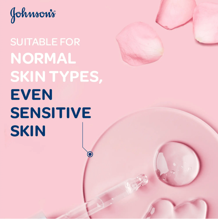 جونسون مناديل ميسيلار لتنظيف البشرة العادية بماء الورد 25 م - الصورة 4