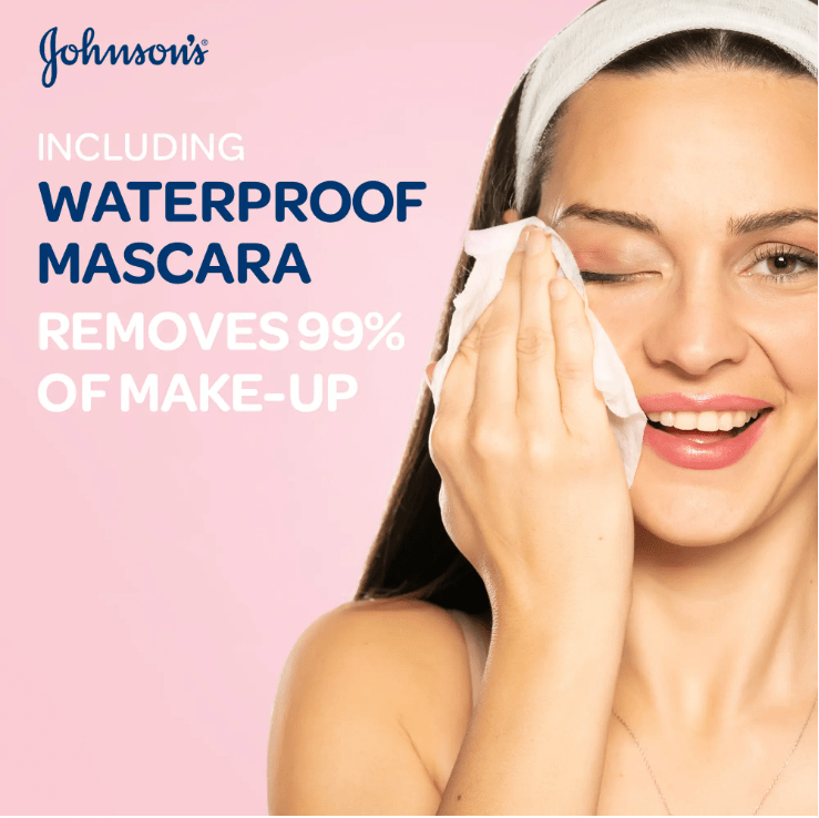 جونسون مناديل ميسيلار لتنظيف البشرة العادية بماء الورد 25 م - الصورة 5