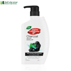 لايف بوي غسول الجسم بالفحم والنعناع - 500 مل