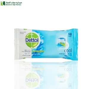 ديتول كول مناديل مبللة مضادة للبكتيريا 10 قطع