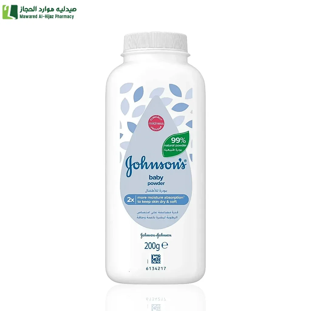 جونسون بيبي بودرة للأطفال طبيعية 200 جم