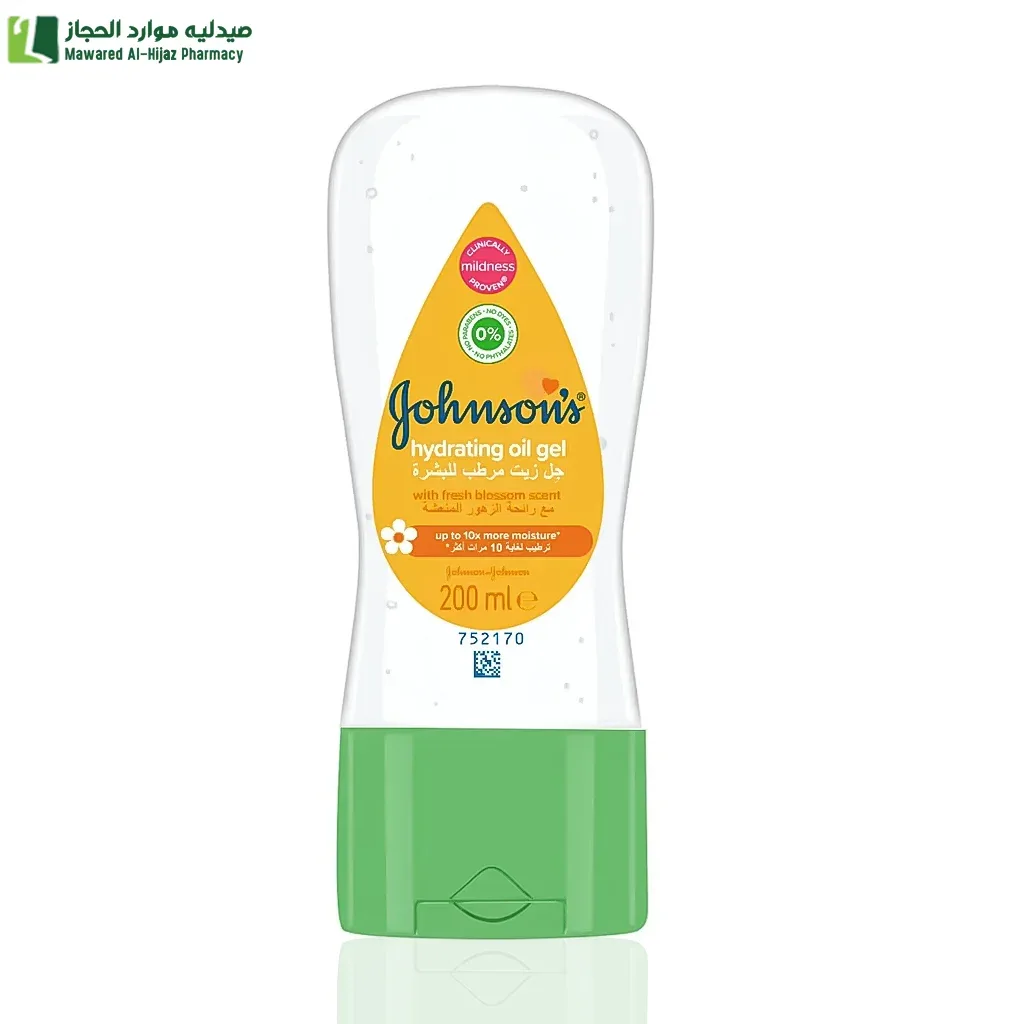 جونسون جل زيت مرطب للبشرة 200 مل