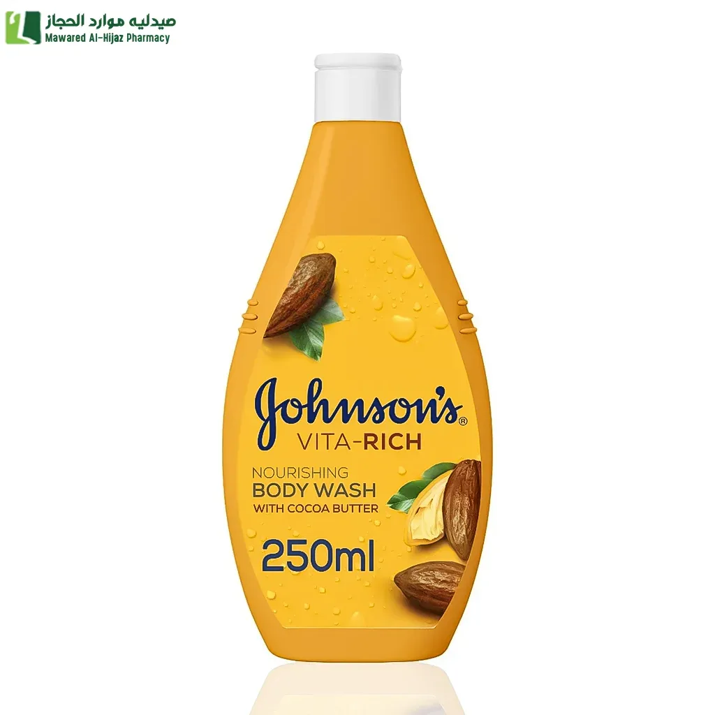 جونسون فيتا ريتش سائل استحمام بزبدة الكاكاو 250 مل