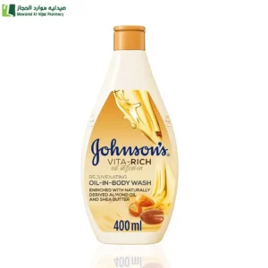 جونسون فيتا ريتش سائل استحمام بزيت اللوز 400 مل