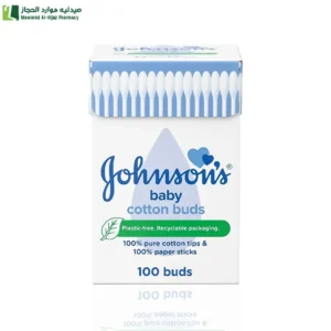 جونسون بيبي عيدان قطنية للأطفال 100 عود