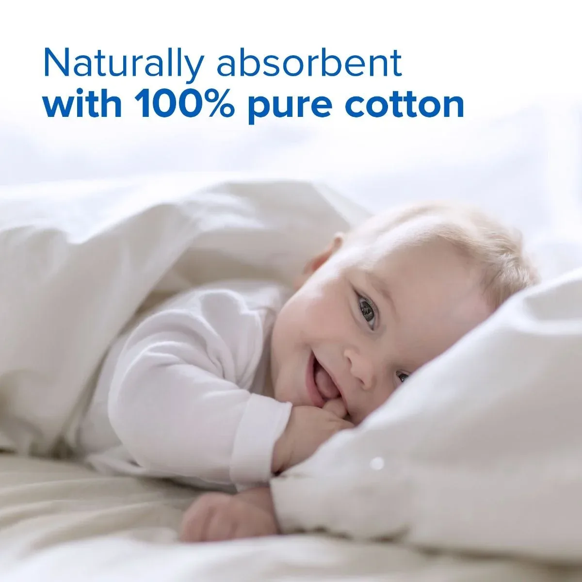 جونسون بيبي عيدان قطنية للأطفال 100 عود - الصورة 2