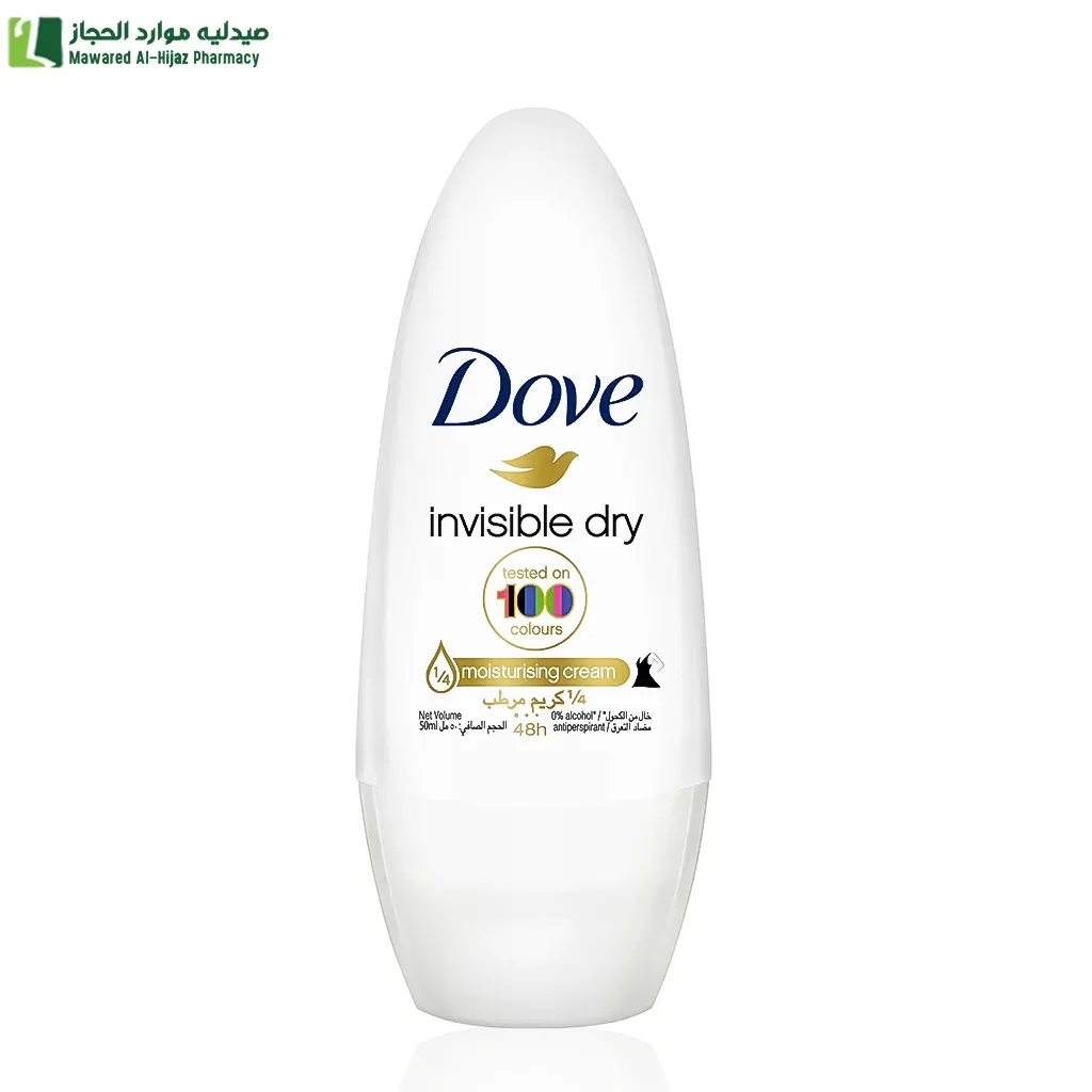 دوف مزيل عرق رول-اون انفزبل دراي 50 مل