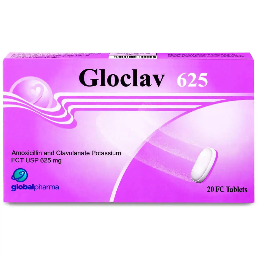 جلوكلاف 625 مجم 20 قرص - الصورة 2