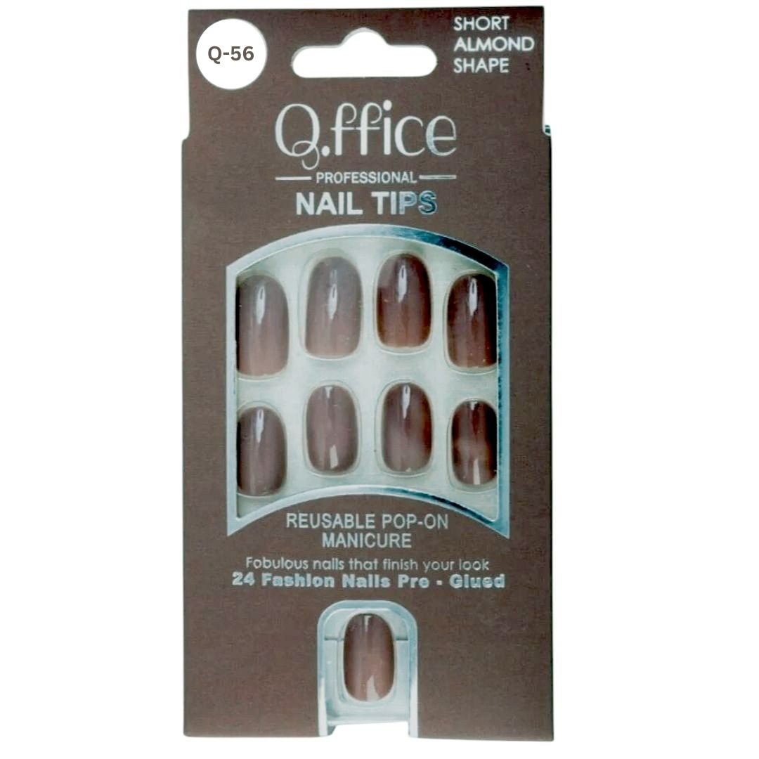 كيو اوفيس اظافر صناعية من ريل بيوتي - Q 56