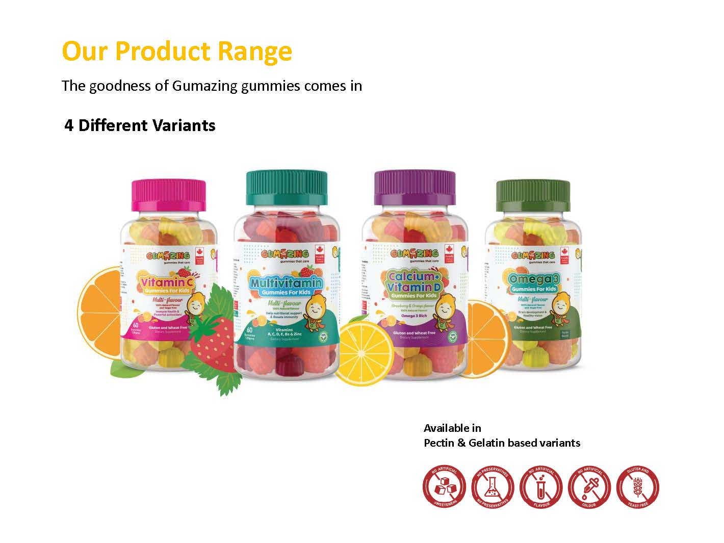 جاميزنج كالسيوم و فيتامين د3 مكمل غذائي جاميز للأطفال 60 قطعة حلوي - الصورة 5