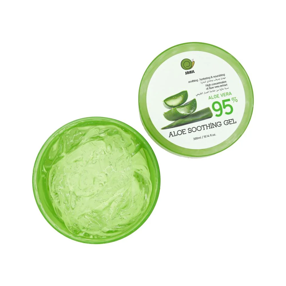 سنيل جل الصبار 95% مهدئ ومرطب ومغذي للبشرة 300 مل - الصورة 2