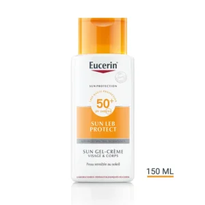 يوسيرين كريم جل صن ليب بل SPF50 واقي شمس للوجه والجسم 150 مل
