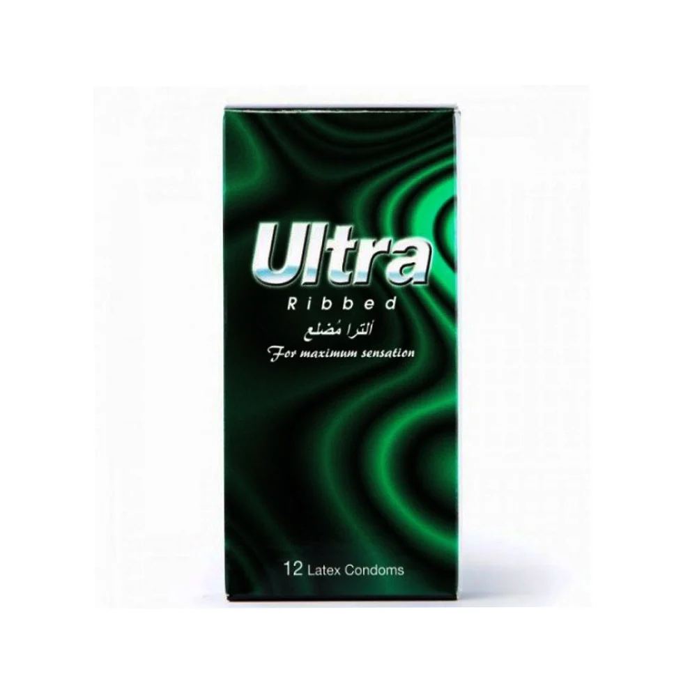 الترا واقي ذكري مضلع 12 قطعة